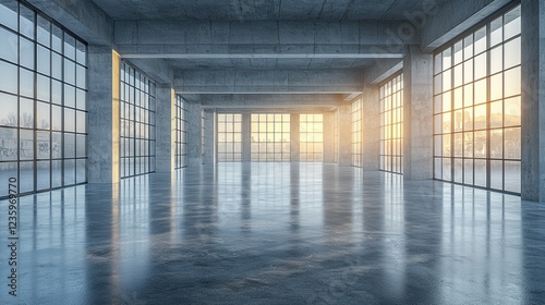Interior of a modern building.