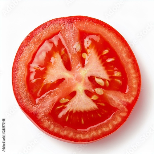sliced tomato food, AI generated