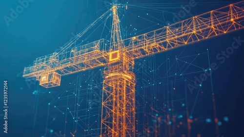 A smart construction blueprint showcasing ESG-driven design principles.