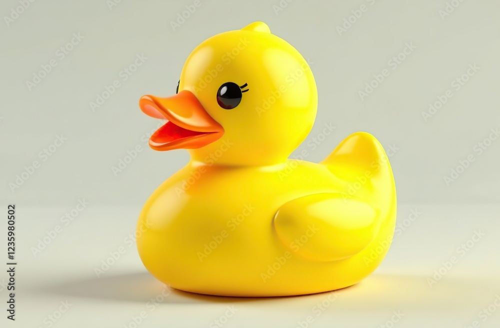 Rubber duckie day concept. Yellow rubber dack over black abd white background Rubber duckie day concept. Yellow rubber dack over black abd white background