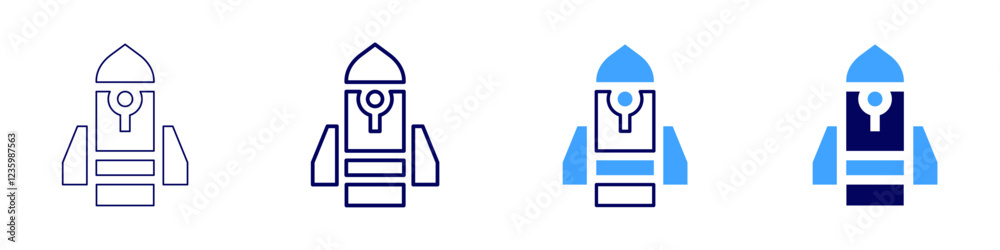 Rocket jobs icon in 4 different styles. Thin Line, Line, Bold, and Bold Line. Duotone style. Editable stroke Rocket jobs icon in 4 different styles. Thin Line, Line, Bold, and Bold Line. Duotone style. Editable stroke