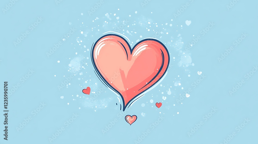 Heart graphic, love, celebration, simple design, background Heart graphic, love, celebration, simple design, background