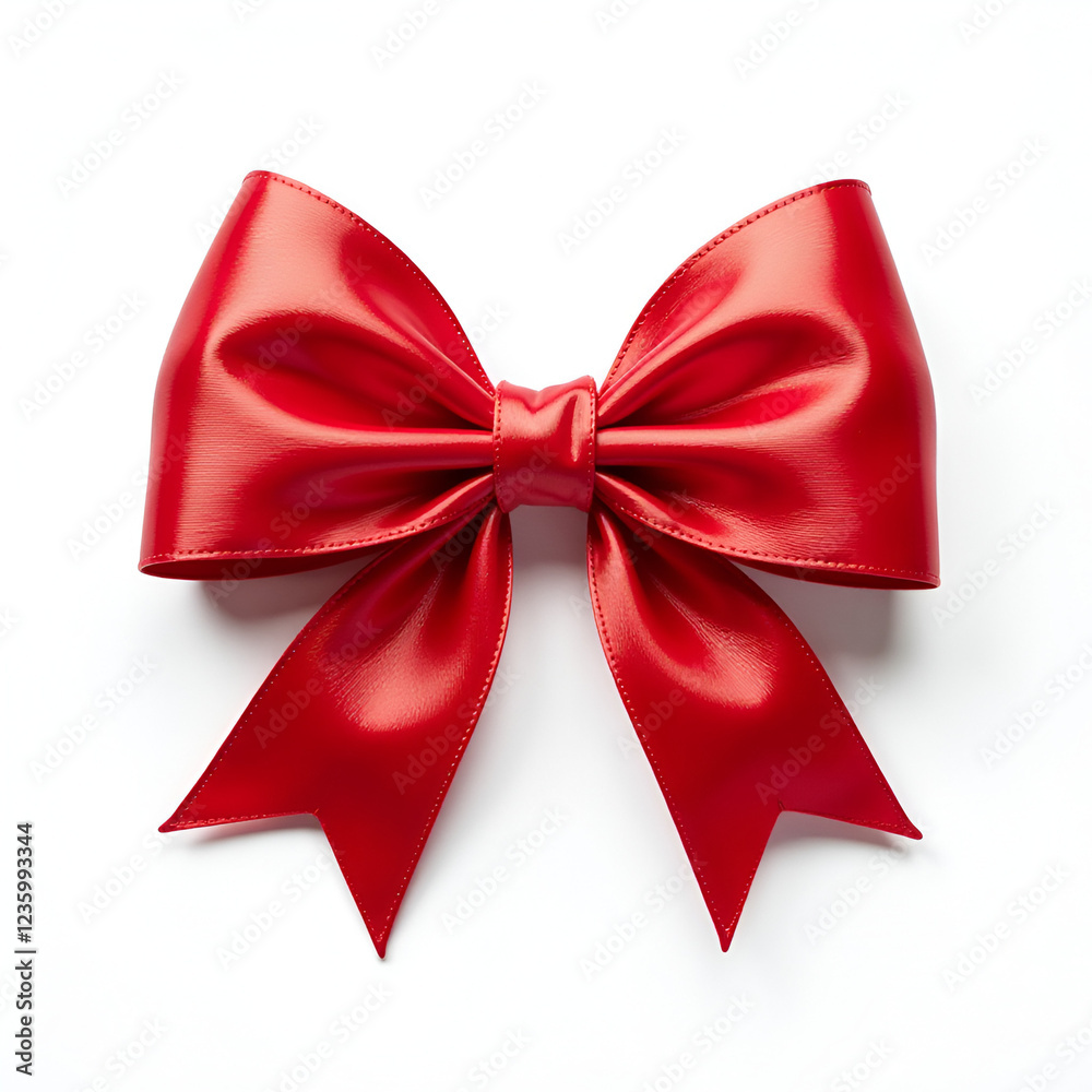 Fototapeta premium Red gift bow