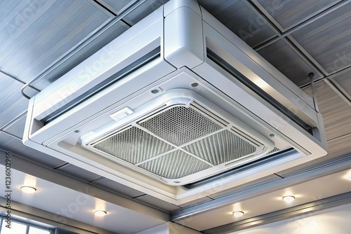 Air Conditioning Unit Mounted on a Ceiling