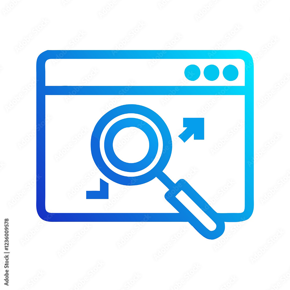 SEO Icon Illustration - Isolated on White for Digital Marketing and Web Optimization SEO Icon Illustration - Isolated on White for Digital Marketing and Web Optimization