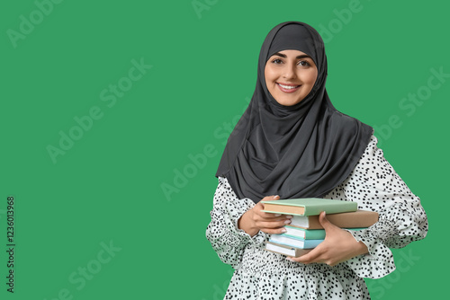 Beautiful Muslim woman with...