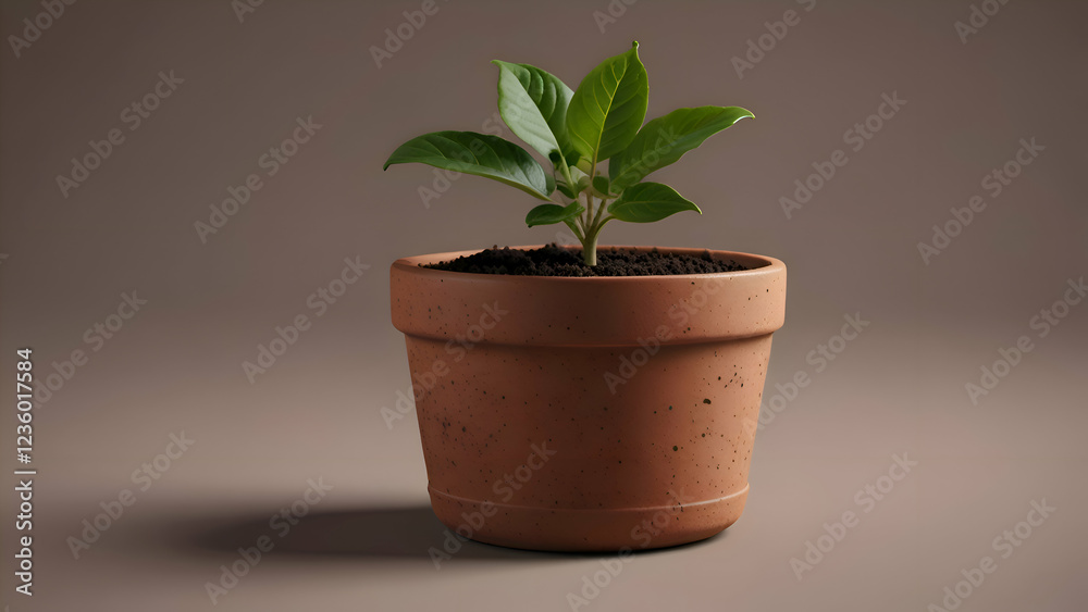 Obraz premium plant in a pot