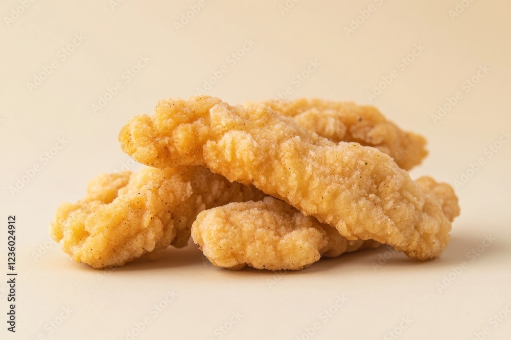 Crispy Breaded Chicken Tenders Ready To Eat