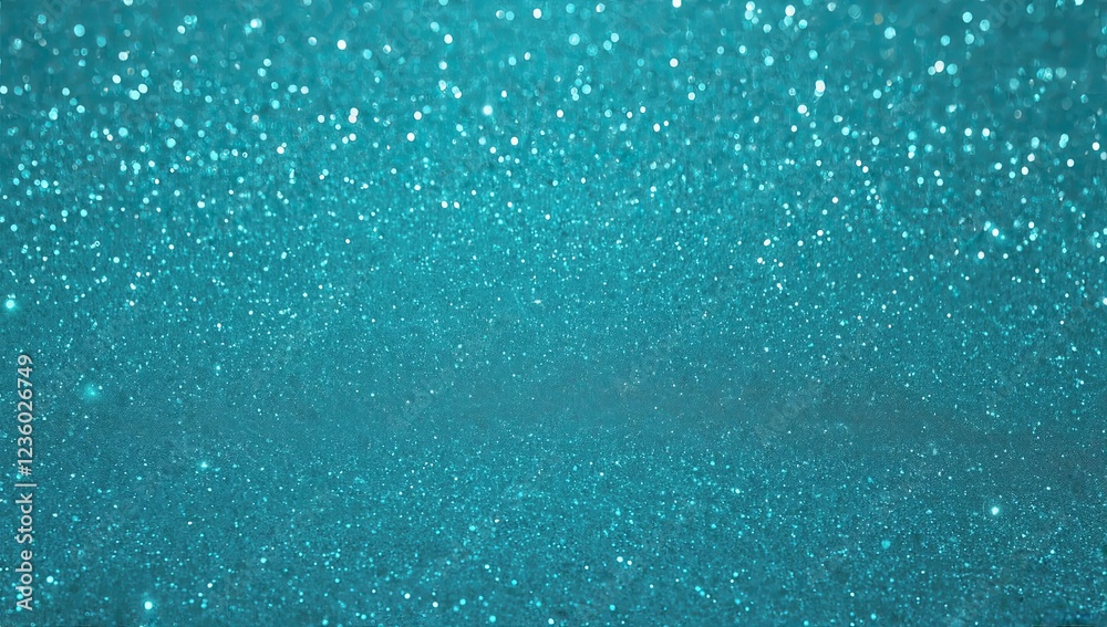Sparkling Teal Glitter Background Texture Shimmering Festive Design Sparkling Teal Glitter Background Texture Shimmering Festive Design