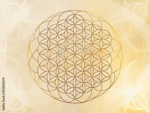 The Flower of Life design promotes a sense of inner peace.