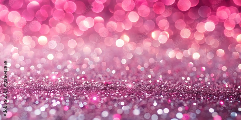 Abstract Sparkle Background with Pink and White Bokeh Lights Abstract Sparkle Background with Pink and White Bokeh Lights