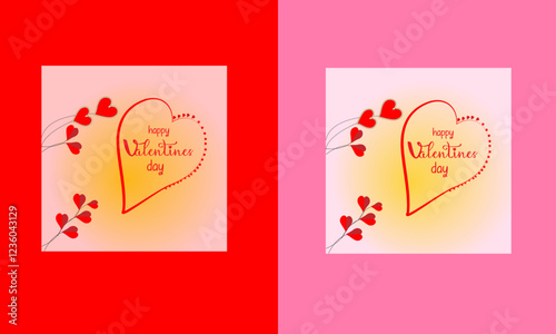 background valentines poster  design