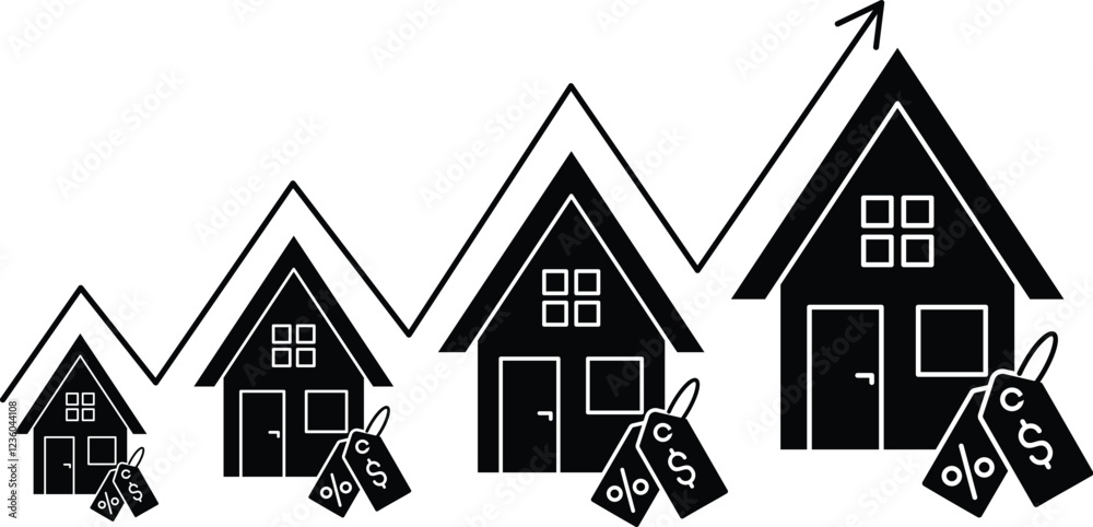 Fototapeta premium Home property Design concept