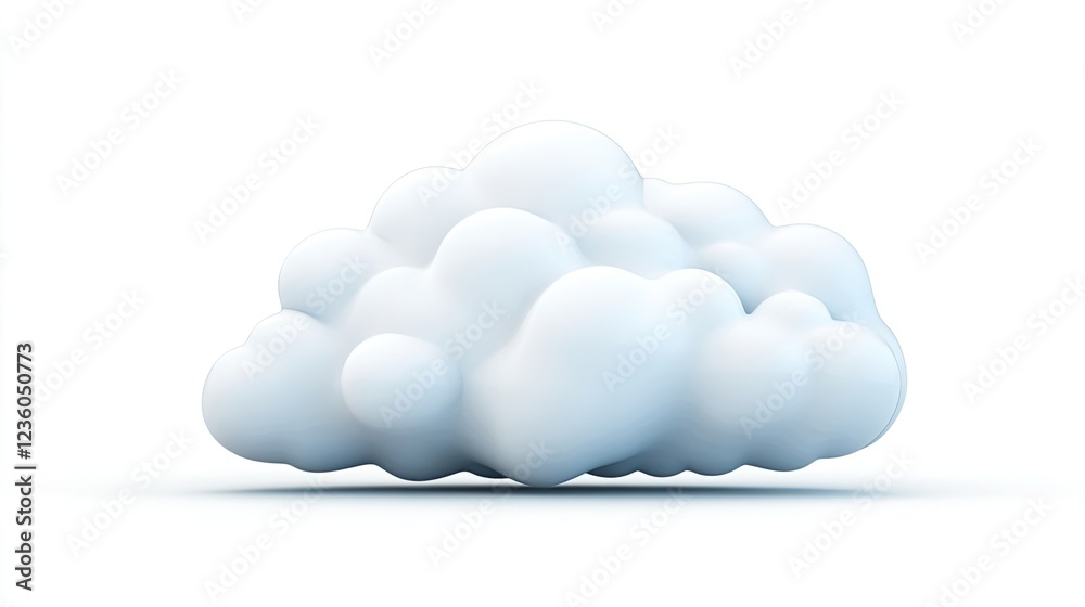 Single White Cloud with Transparent Background: Single white cloud isolated on transparent background. Single White Cloud with Transparent Background: Single white cloud isolated on transparent background.
