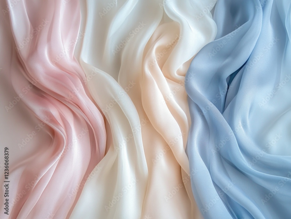 Obraz premium Colorful Folded Cloth Samples