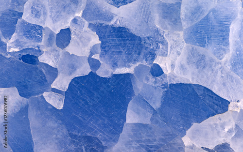 Wallpaper Mural texture of blue calcite fine mineral Torontodigital.ca