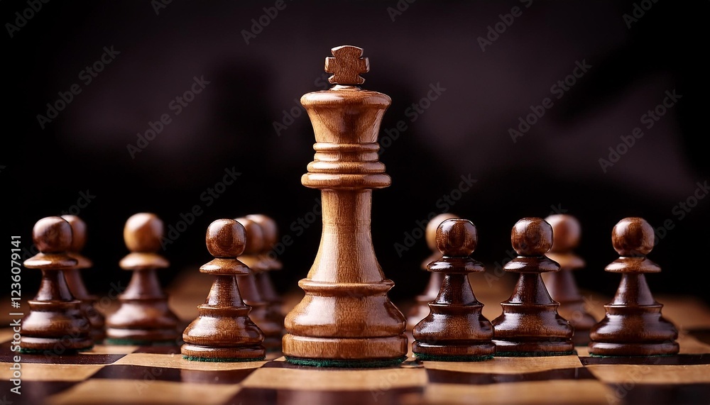chess pieces on a chessboard chess pieces on a chessboard