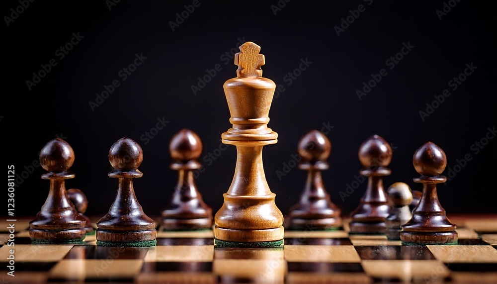 chess pieces on a chessboard chess pieces on a chessboard