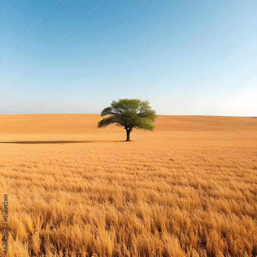 tree in the field tree in the field