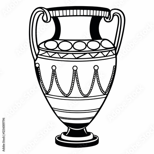 sketch of a vase