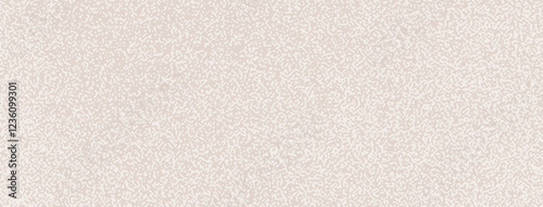 Old ecru paper texture gradient. Vintage dotted effect. Abstract vector cream color retro grainy cardboard. Sandpaper banner. Eco bio organic background for package. Handmade beige paper backdrop