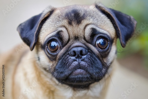A small dog looking unhappy and forlorn