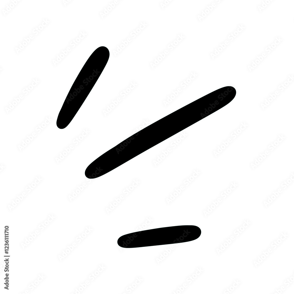 Abstract Brush Strokes Illustration Abstract Brush Strokes Illustration