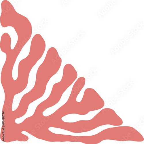 abstract coral reef design element