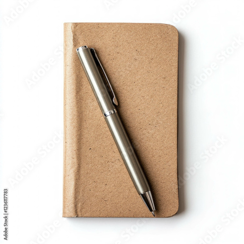 Notepad And Pen Isolated