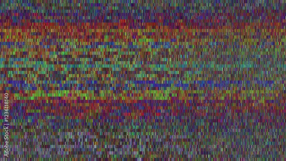 Futuristic 8-bit pixel glitch transition seamless digital error background with retro cyberpunk style