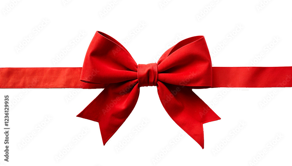 Red Ribbon Bow Isolated – Transparent Background and Decorative Element Red Ribbon Bow Isolated – Transparent Background and Decorative Element