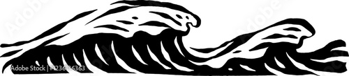 drawing wave illustration