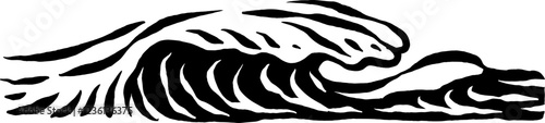 drawing wave illustration