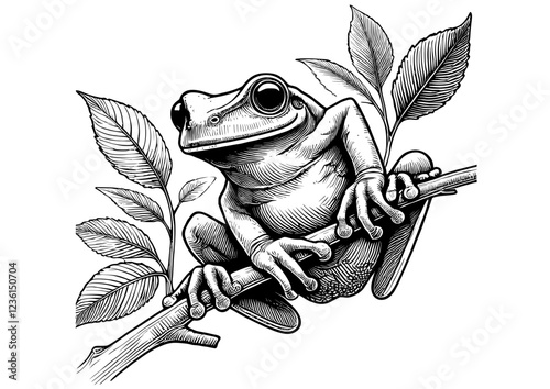 Tree Frog Vector File