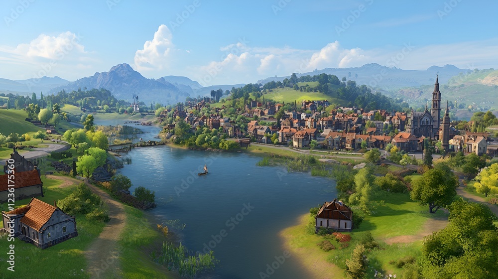 Fototapeta premium lake bled country