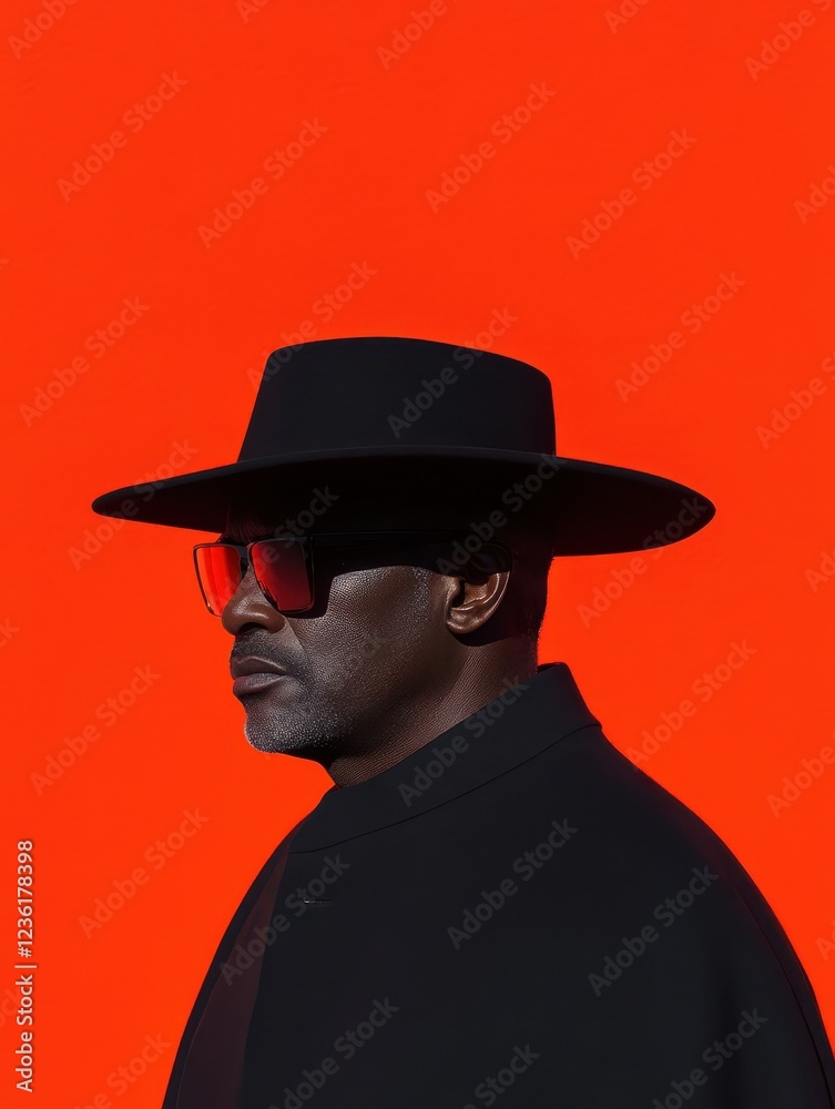 The Black Supermodel as an Italian Mafia Boss The Black Supermodel as an Italian Mafia Boss