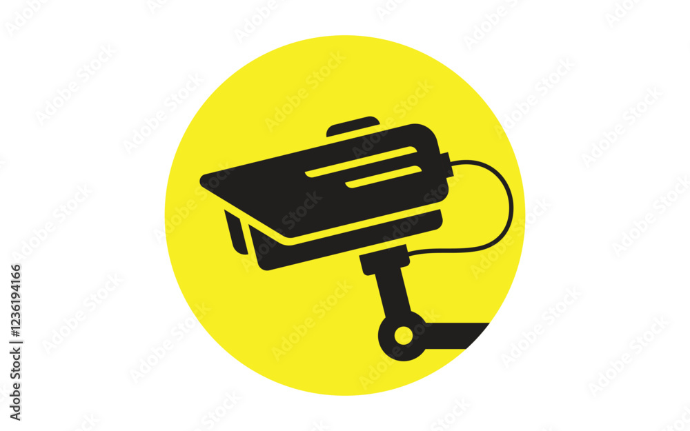 CCTV Security Vector icon design illustration Template CCTV Security Vector icon design illustration Template