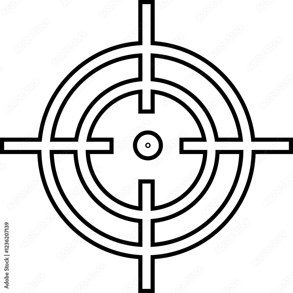 Target and aim icon , bullseye vector, crosshair precision, accuracy, and focus icon for aiming, archery, shooting, or navigation style modern graphic elements, isolated on transparent background, Target and aim icon , bullseye vector, crosshair precision, accuracy, and focus icon for aiming, archery, shooting, or navigation style modern graphic elements, isolated on transparent background,