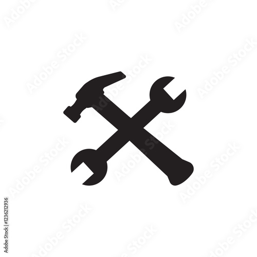 hammer and screwdriver crossed
