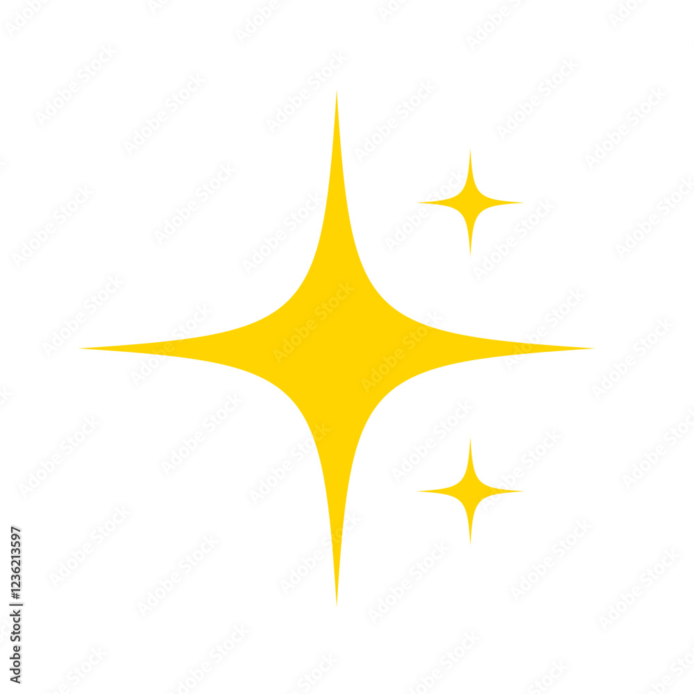 Sparkle and Shine Yellow Icons on Transparent Background. Perfect for Social Media and Business Graphics Sparkle and Shine Yellow Icons on Transparent Background. Perfect for Social Media and Business Graphics