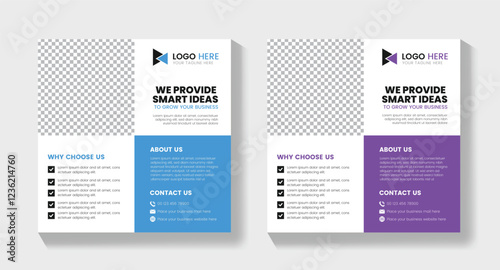 Marketing Agency Social Media Post Template , CMYK , Print Ready , Social Media Post Template, Social Media Post Template , Facebook Post, ,LinkedIn Post