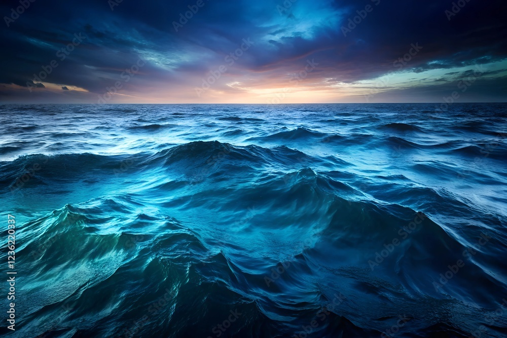 Fototapeta premium stormy sea and sky