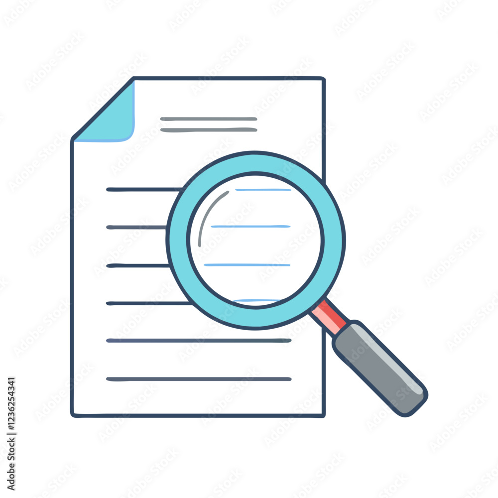 magnifying glass on document icon, magnifying glass on document vector illustration-simple illustration of magnifying glass on document, perfect for magnifying glass on document logos and icons magnifying glass on document icon, magnifying glass on document vector illustration-simple illustration of magnifying glass on document, perfect for magnifying glass on document logos and icons