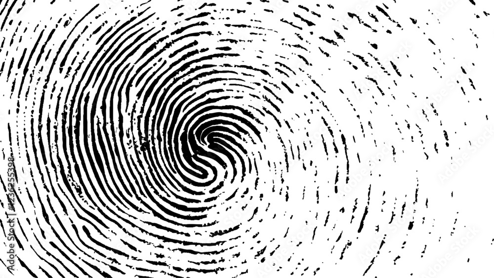 Abstract fingerprint design with a grunge texture, Vector white and black fingerprint texture. Black fingerprint on white Transparent background. Abstract fingerprint design with a grunge texture, Vector white and black fingerprint texture. Black fingerprint on white Transparent background.