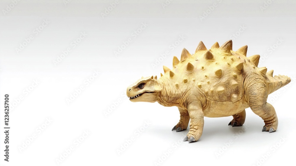 Obraz premium Intricate Spiky Turtle Model with Natural Texture and 3D Style