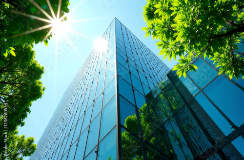 An ESG icon concept highlights the connection between environment, society, and governance in sustainable and ethical business practices.