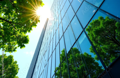 An ESG icon concept highlights the connection between environment, society, and governance in sustainable and ethical business practices.