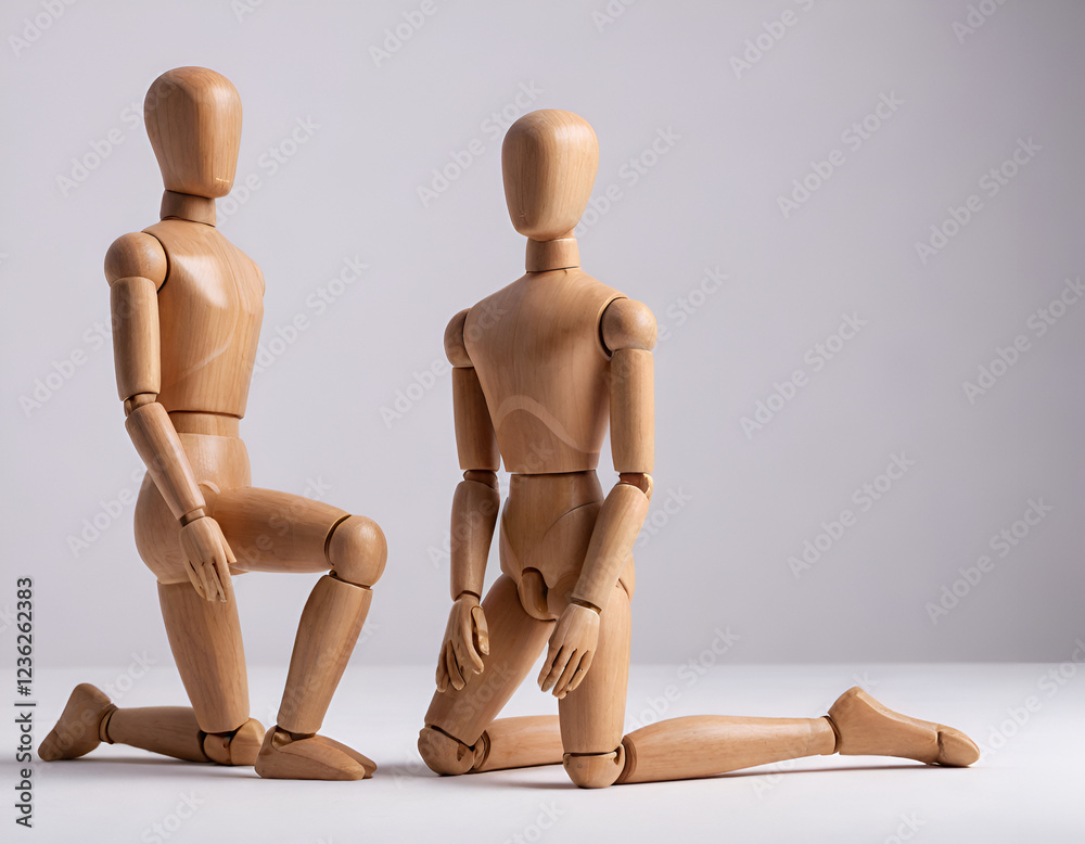 wooden mannequin sitting on the floor wooden mannequin sitting on the floor