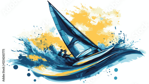 Kayaking and Rafting silhouette. water sport, race, transport concept. different action, pose. monochrome vector illustration.