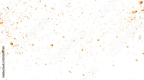 Gold Isolated Falling Foil Confetti with Glitter Dust. Golden Festive Background. gold glitter dust falling on transparent background,
